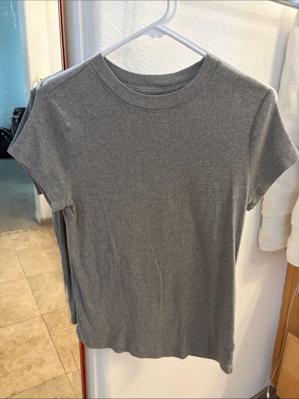Classic Gray Crewneck Tee
